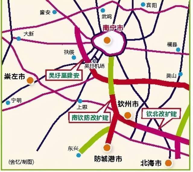 广西2021年,包括柳南第二条高速在内6条高速建成