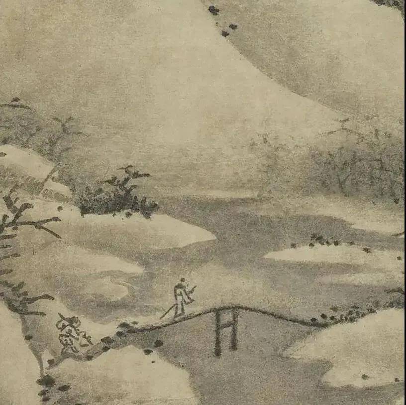 宋·梁楷 《雪景山水图》