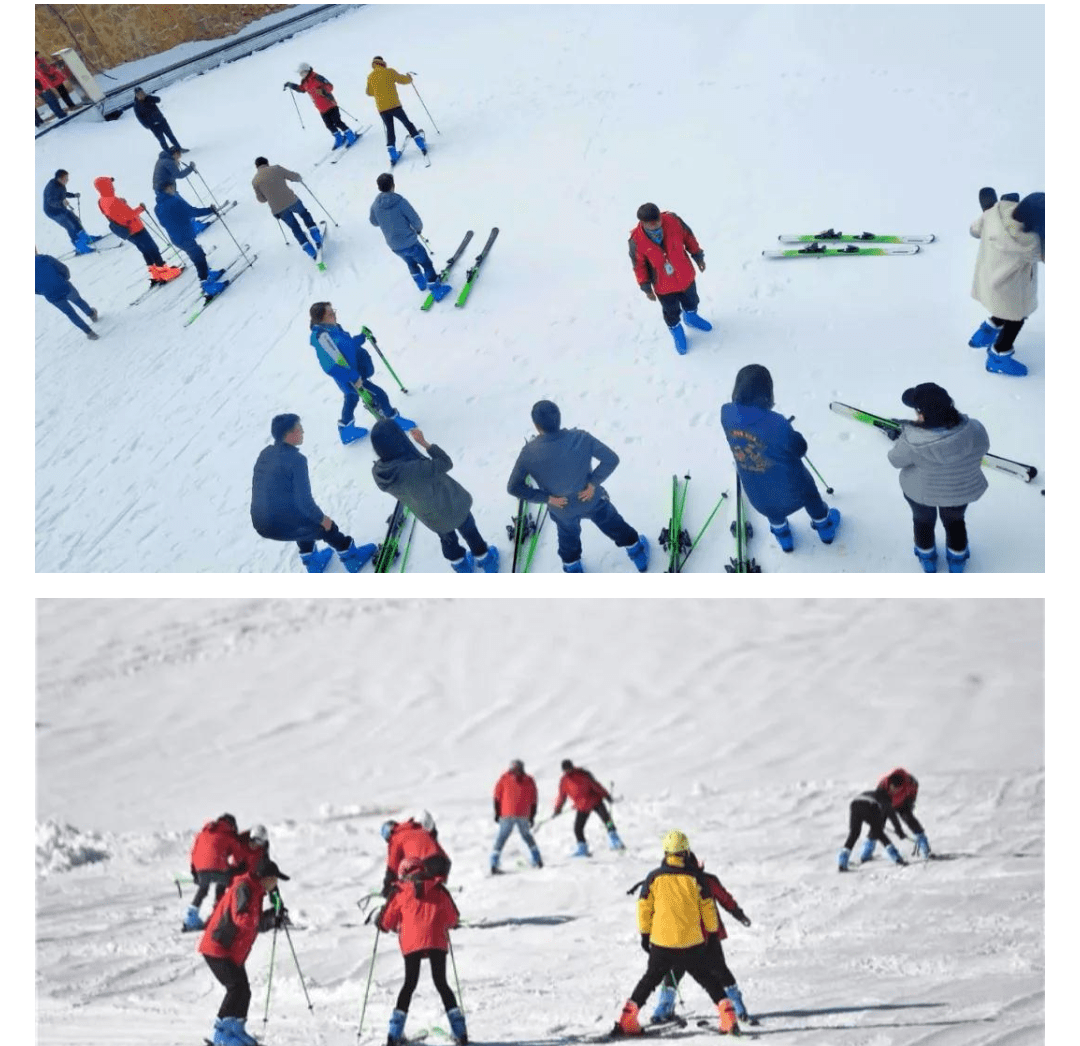 轿子雪山 国际滑雪场,云南首ge室外滑雪场,60000多平雪道尽情驰骋!