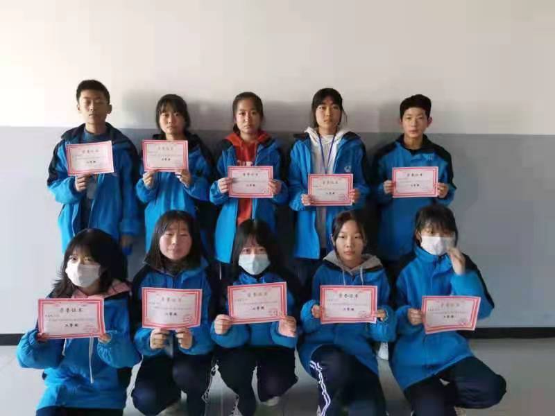 宽城二中七年级书法竞赛