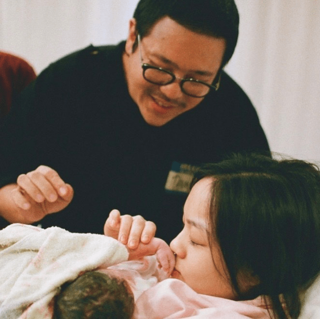 徐佳莹首晒一家三口合照 透露儿子小名“乐高”