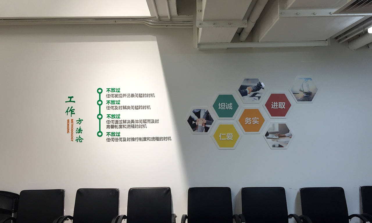 办公室文化墙设计对企业发展前景带来积极意义