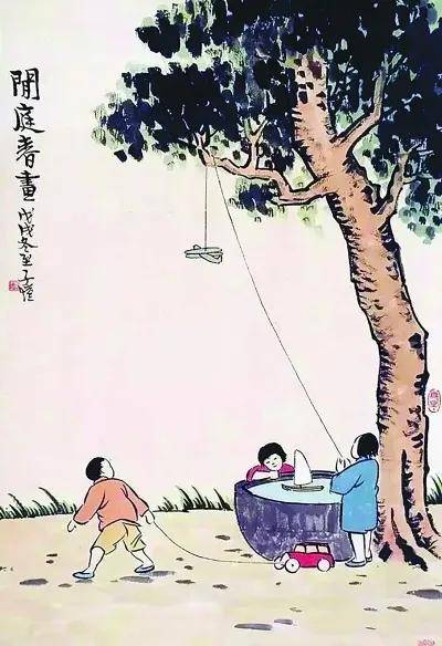 孙绍振读丰子恺漫画的童心与诗心