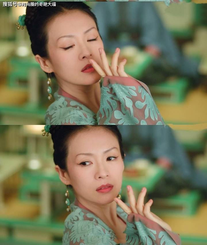 章子怡复出新剧造型真隆重,换了近30套造型