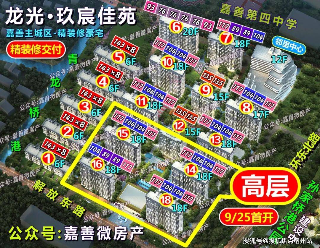 嘉善龙光——【玖宸花苑】户型图、位置方位、在售楼栋、首开时间——房天下-搜狐大视野-搜狐新闻