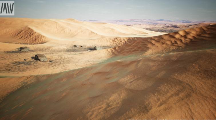 原创ue4商城资源 dune desert landscape沙丘沙漠景观