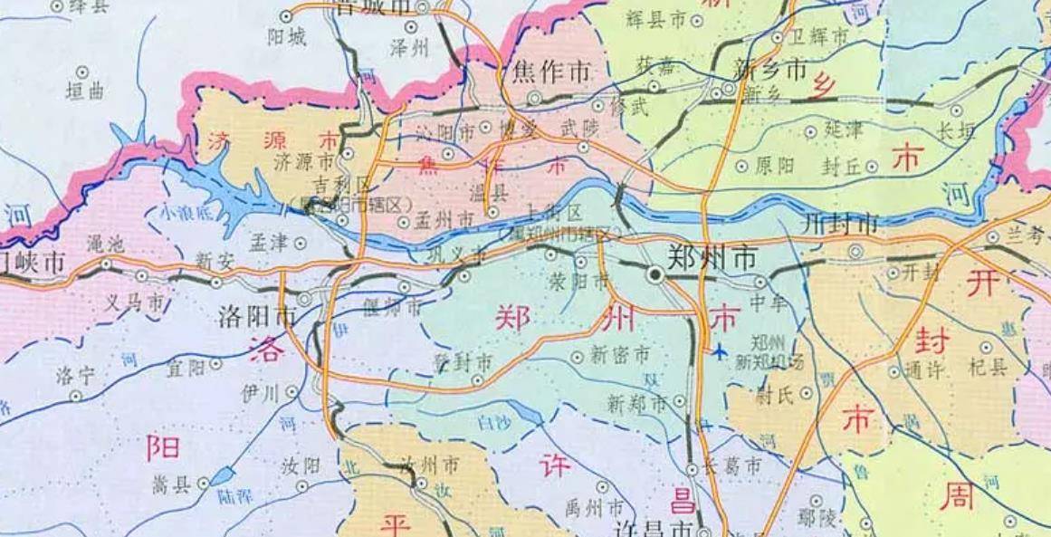 济源市地图 来自搜狐网