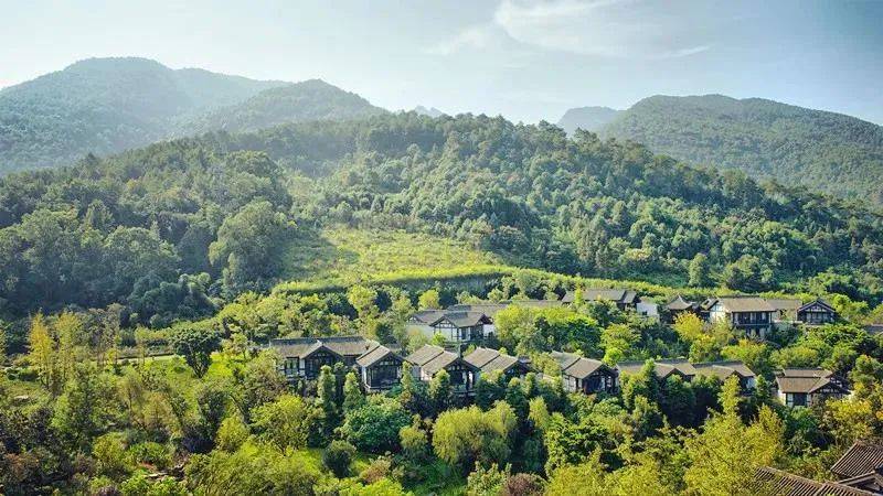 重庆北碚悦榕庄山居泡温泉醉卧松林间