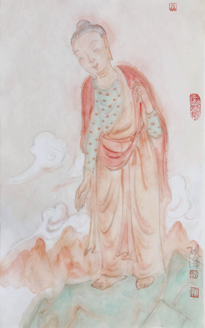 拈花一问 谁人会笑——姚砚泽笔下之佛禅人物