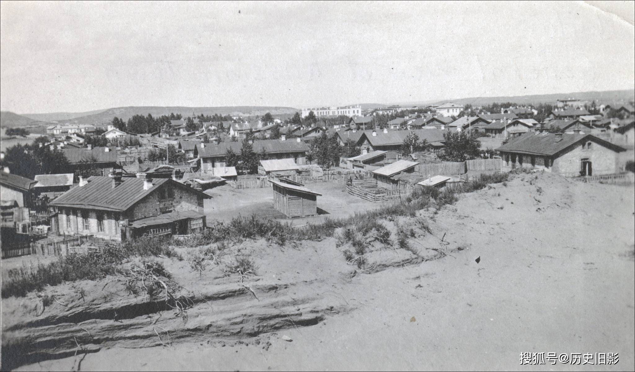 1919年内蒙古海拉尔旧照,海拉尔满洲里火车站
