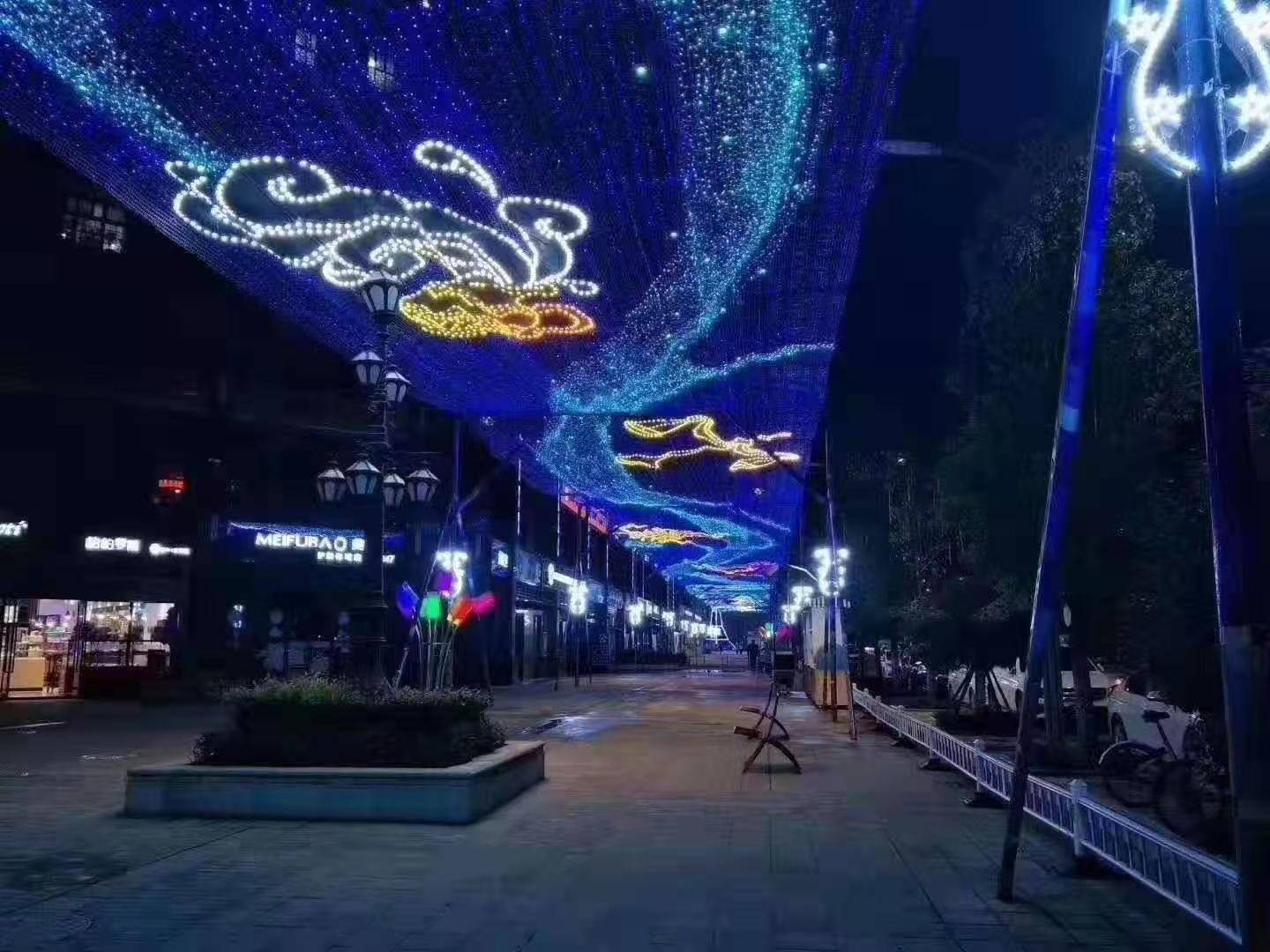 灯饰画应用案例_天幕
