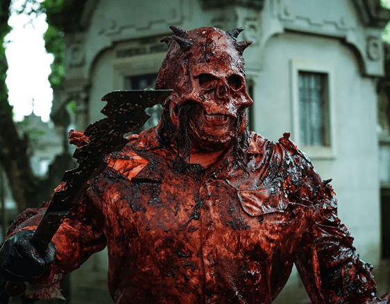 深夜恐怖片之血腥小骷髅!_面具