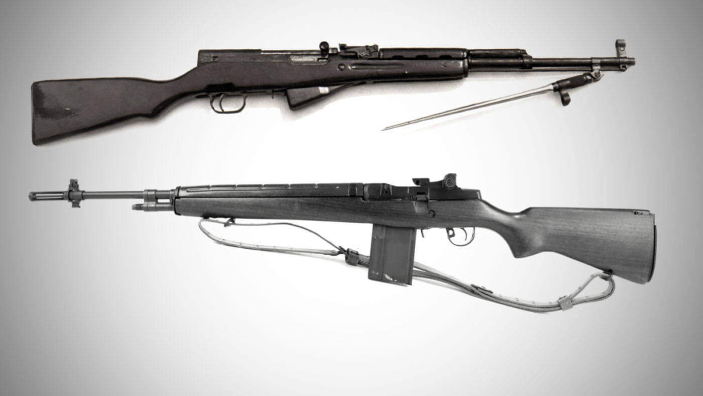 原创短命枪王:sks和m14步枪,为预防第三次世界大战而生的武器