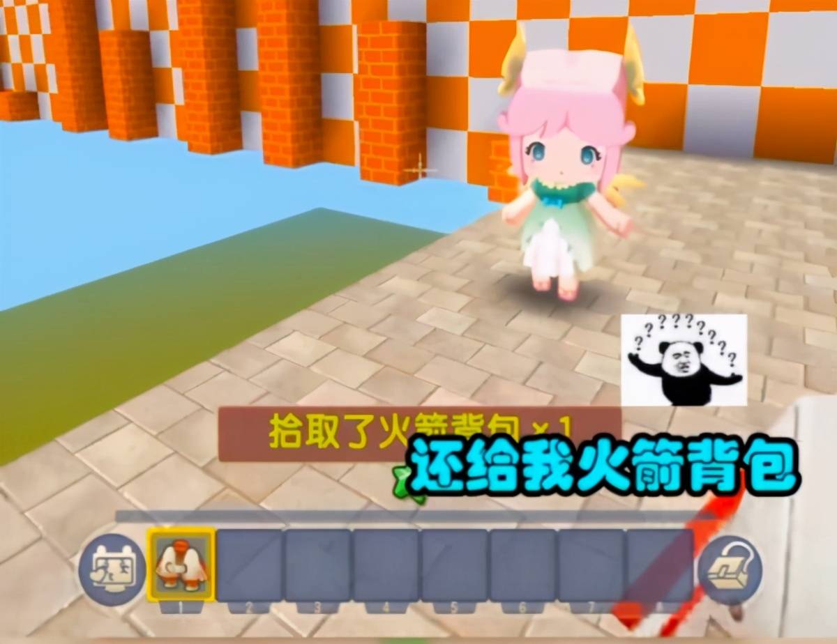 迷你世界:跑酷大神意外翻车?羊纸试玩粉丝自创图,画面