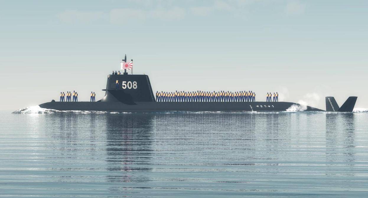 日本新型潜艇大鲸号下水,或在进行扩军备战,各国务必提高警惕