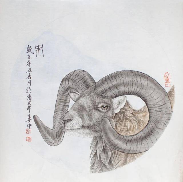徐喜中十二生肖生肖画作品欣赏