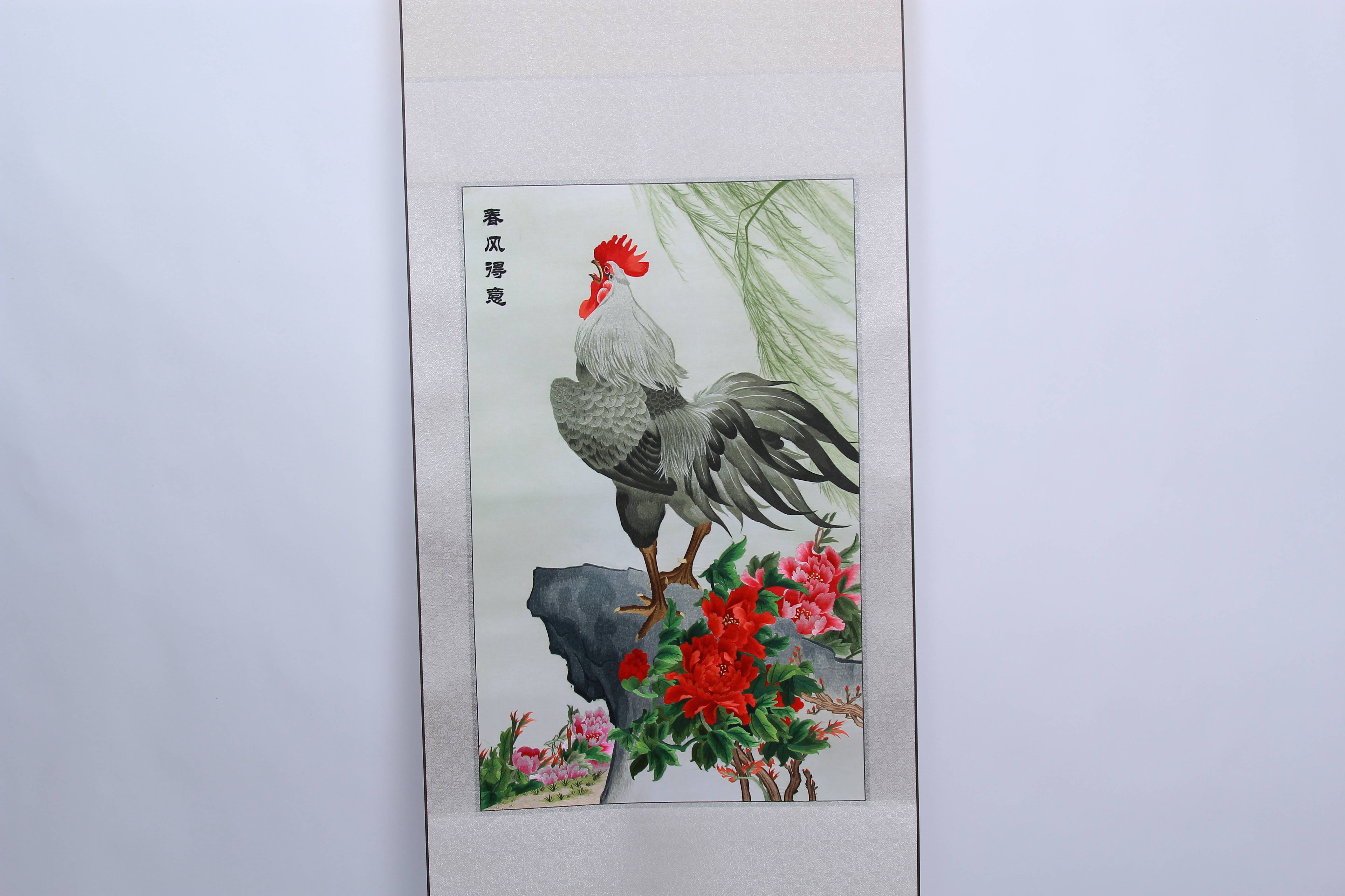 春风得意,金鸡送福!