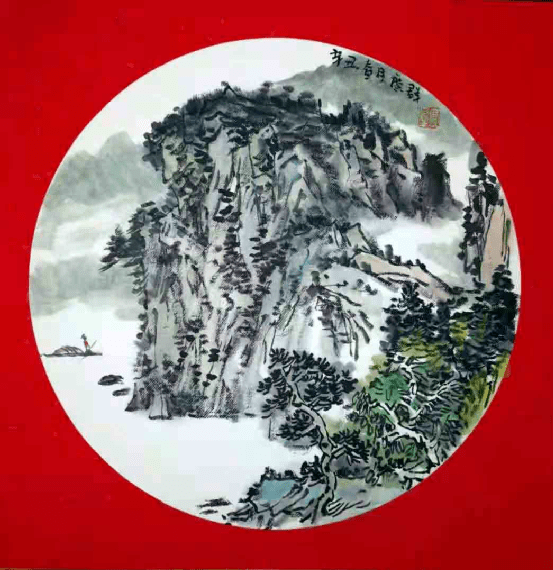 国画家马广群山水小品赏析_作品