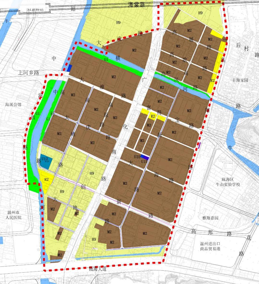 批前公告显示, △用地规划图 此次规划范围位于新桥街道高翔村,新桥村