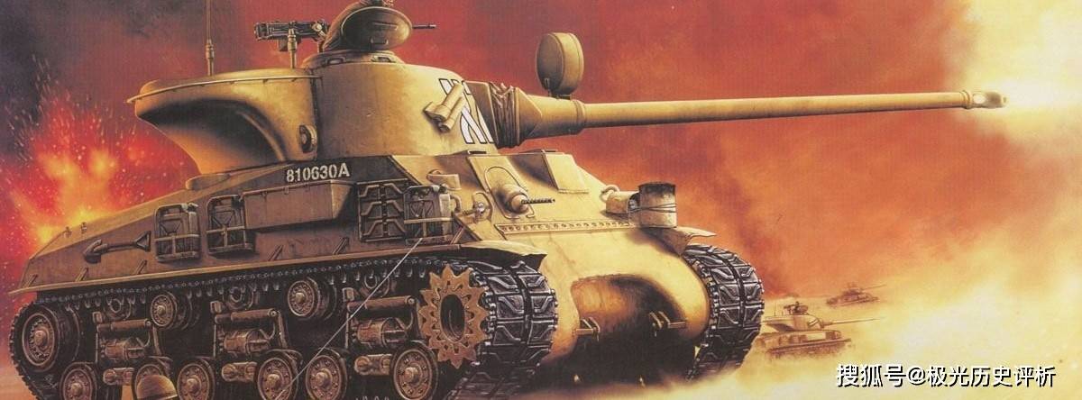 m50谢尔曼坦克第一次中东战争后,以色列又购买了大批的谢尔曼坦克.