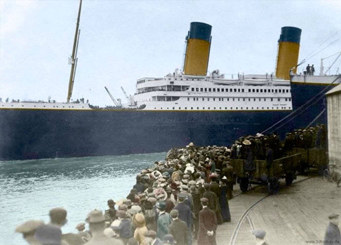 15张老照片带你看看真实的泰坦尼克号