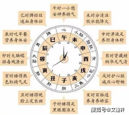 养生时辰表,建议最好背下来!_人体