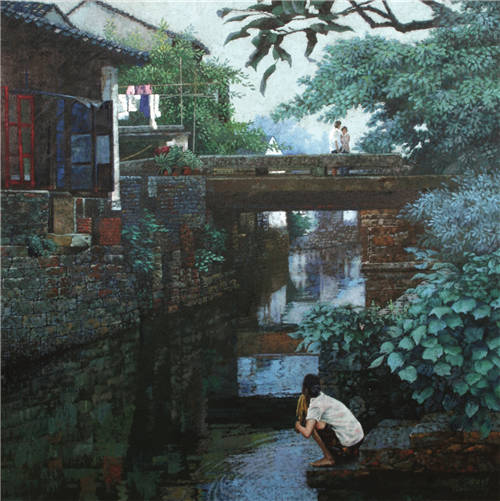 当代中国油画名家李正明·印象