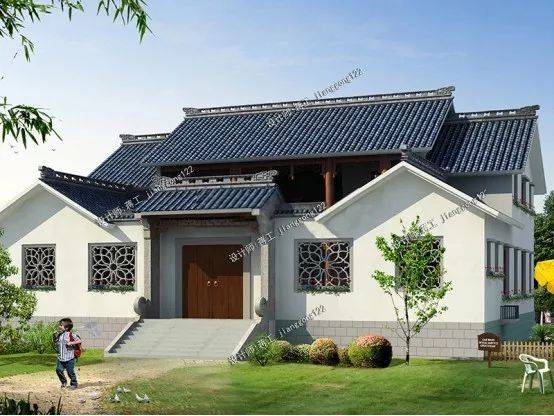 12栋中式自建房5款三合院3款主体20万没钱也能住别墅