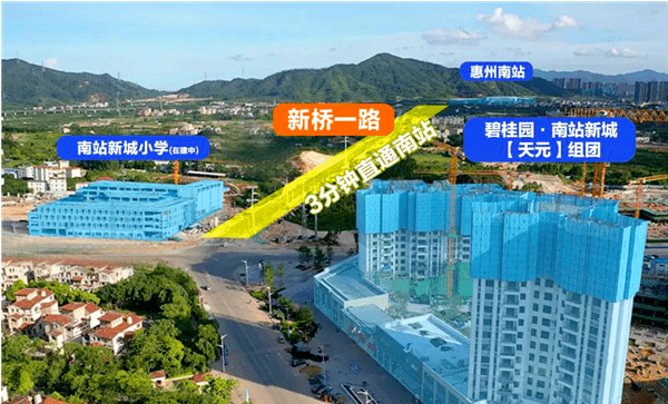 碧桂园·南站新城最新价格,学区学位,地铁口距离,规划