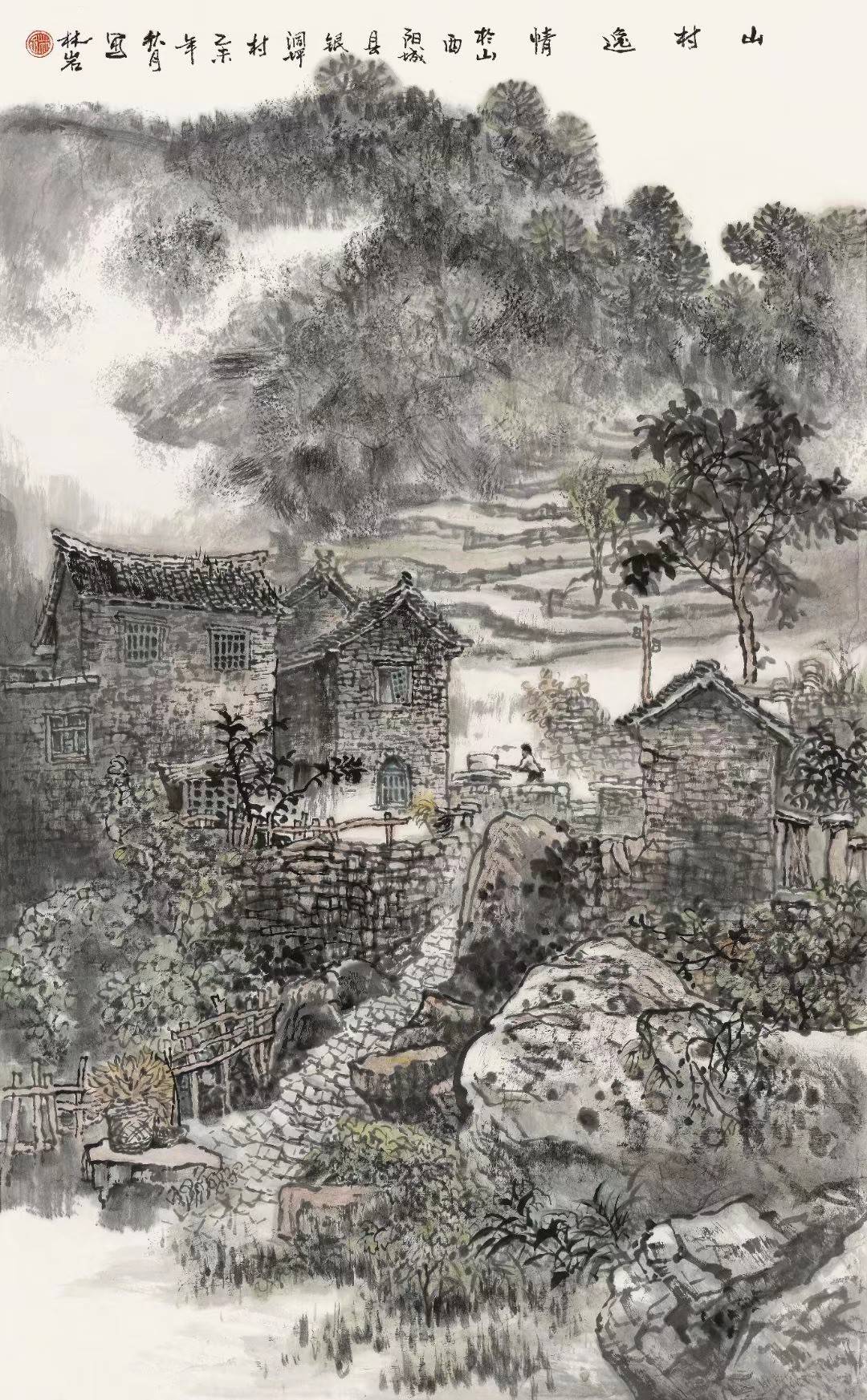 中国美术家协会会员林岩国画鉴赏