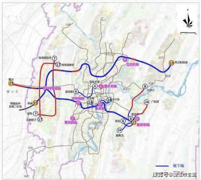 重庆地铁今年开工建设6条线力争开工两条仅一条和巴南有关