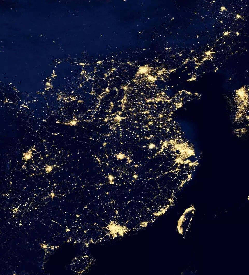 中国太空夜景图展示合集