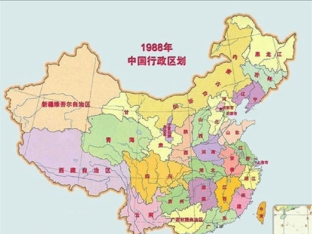 原创6张地图,看懂新中国成立以来,中国的行政区域变化