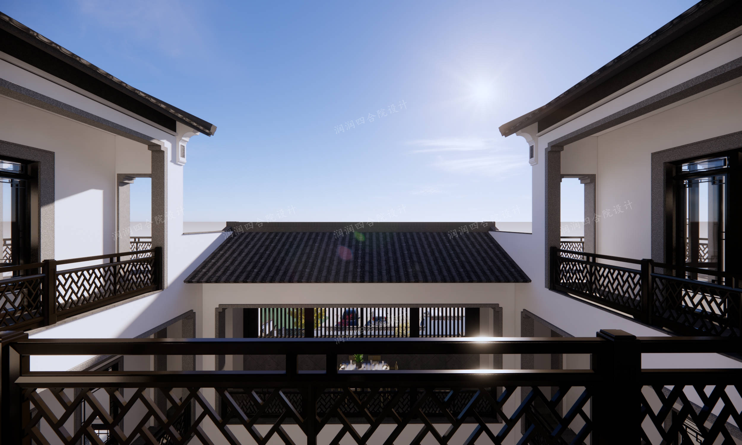 广东大家庭的理想宅院五层现代苏式四合院——润润四合院设计刘鹰