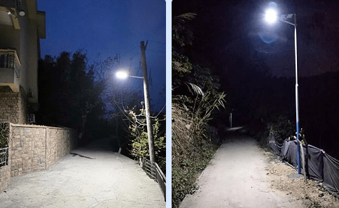 点点新农村太阳能路灯,太阳能之光照进梦里老家