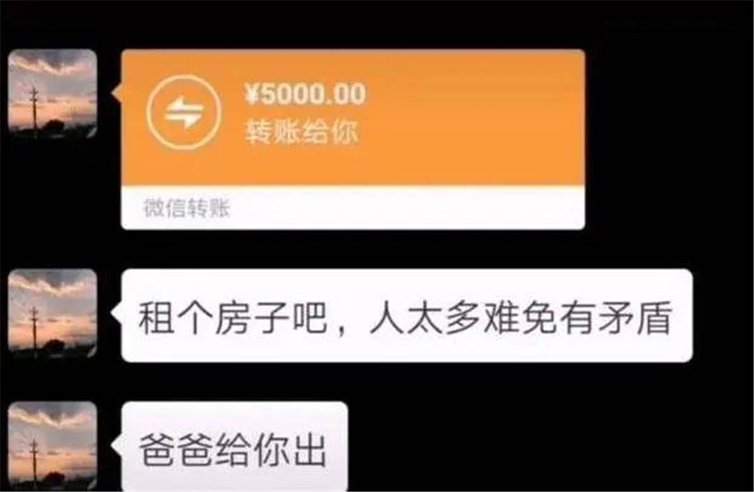 女儿晒转账记录,网友:想办法让