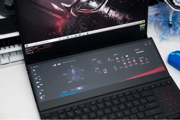 非常适合设计师的顶级游戏本华硕rog冰刃5双屏全新升级
