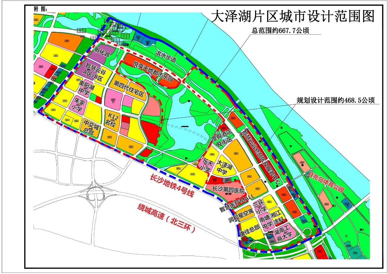 发布了几张滨水新城控制性规划图和效果图,由于