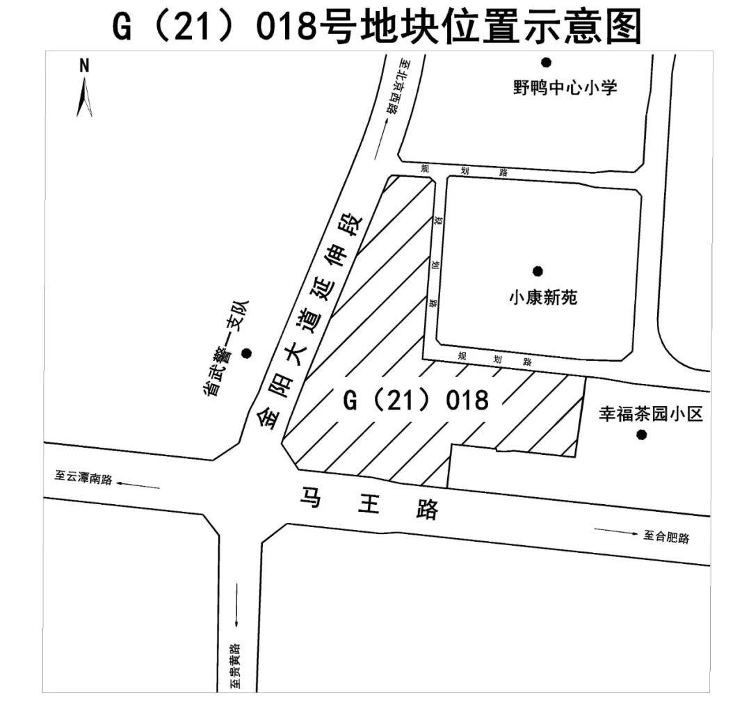 g(21)018地块位置分布示意图