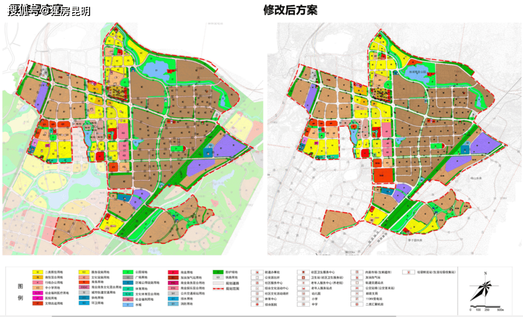 片区学校主要集中分布在凉峰路以西区域,并沿高新大道建设
