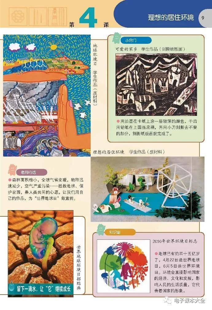 苏少版五年级下册美术电子课本教材(pdf版高清下载)