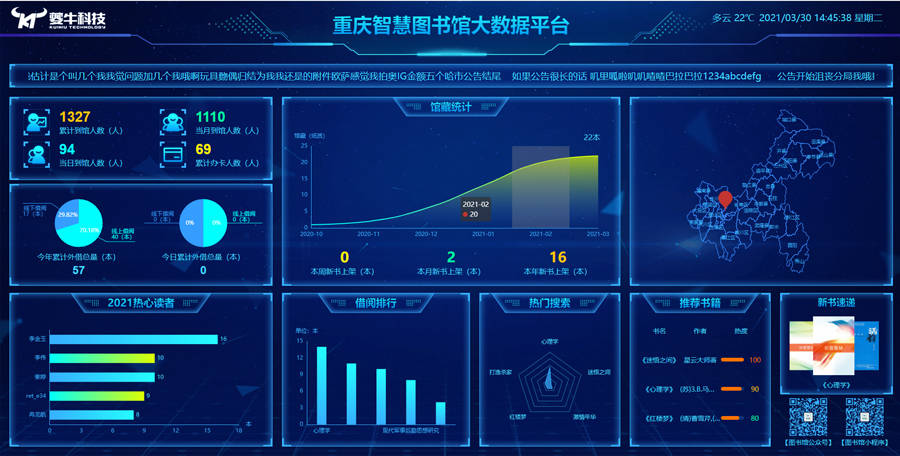 智慧图书馆的智慧都是由这些系统构成的