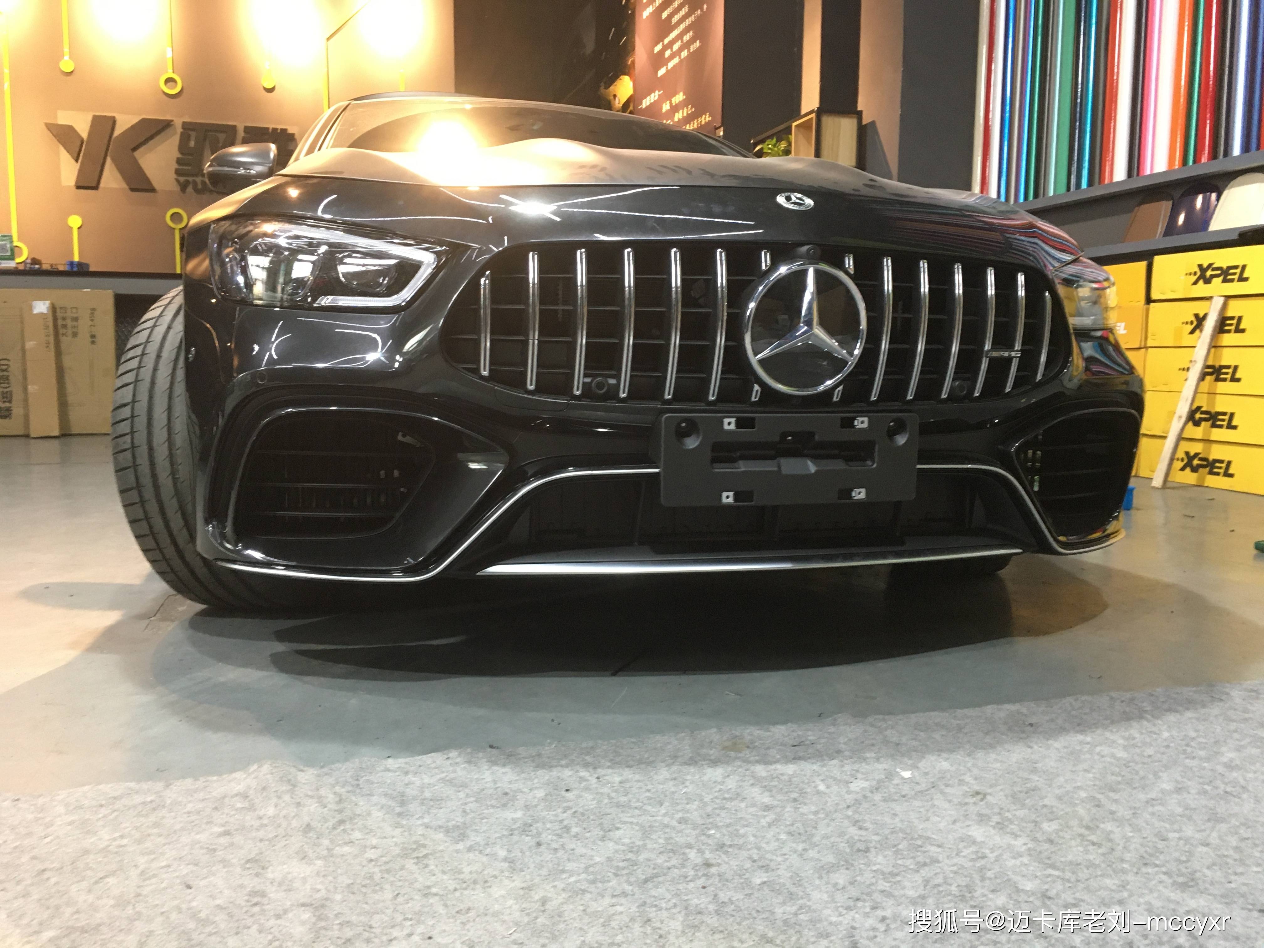 amg gt50内外升级gt63包围,固定尾翼,碳纤方向盘,oled旋钮,电吸门