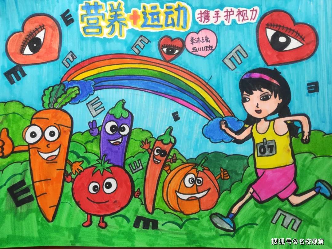 关于近视防控秘籍,成都小学生们的这些"画"说得太好啦!