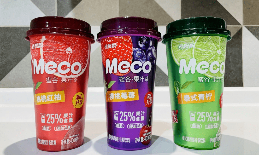 看meco蜜谷果汁茶如何开启百亿赛道_产品