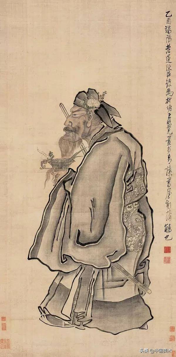 为何钟馗那么受画家欢迎?_吴道子
