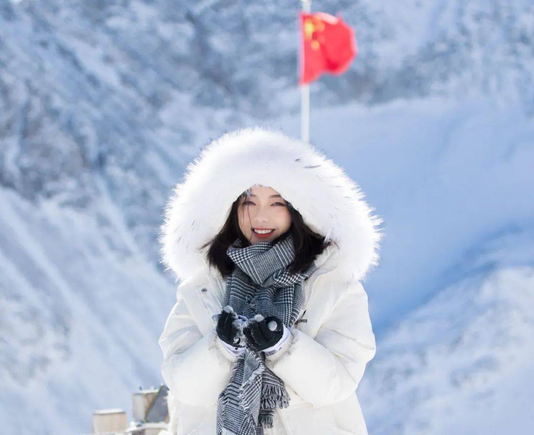 在达古冰川拍照有多美原片直出美到炸裂
