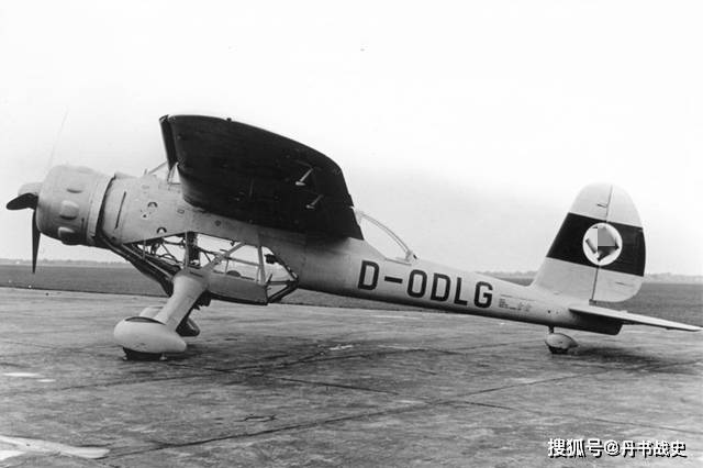 原创德国阿拉多ar198侦察机拥有两层座舱的轻型飞机