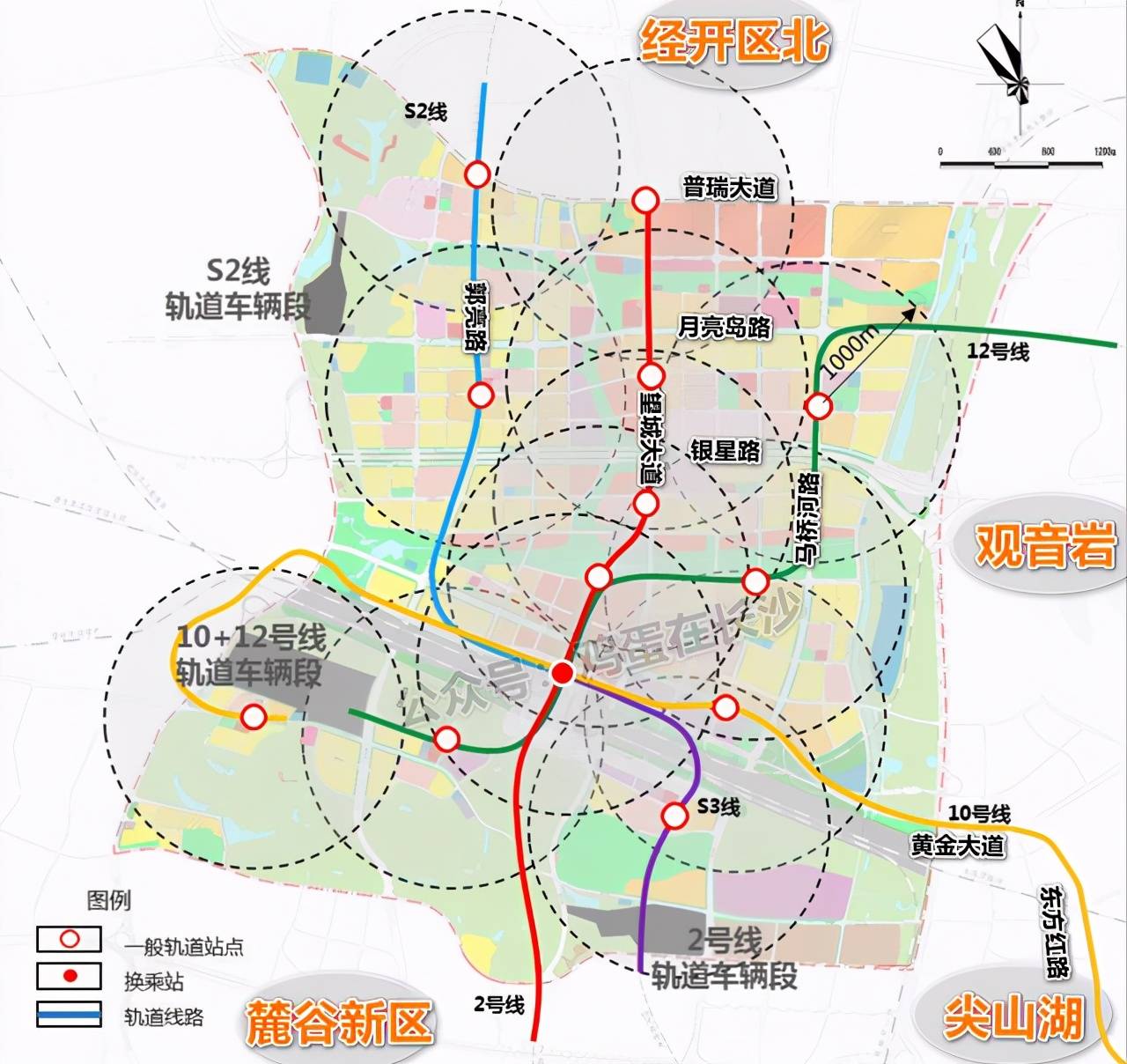 最迟2024年就将投入使用,虽然高铁西站规划了长沙地铁2号线延长线