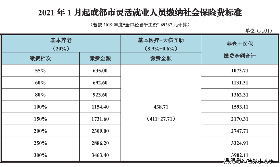 自己缴养老保险的标准是多少?